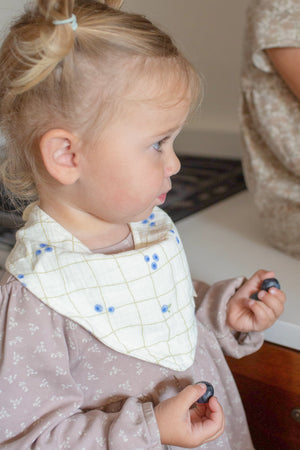 Soft Bibs – Bandana Blueberries