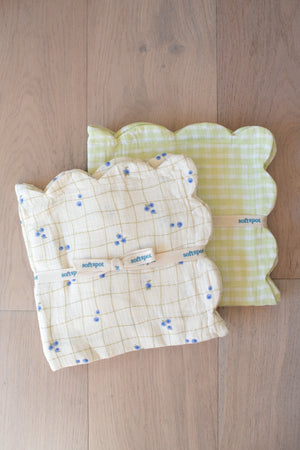 Soft Petal Cushion Covers (Set of 2) – Pistachio