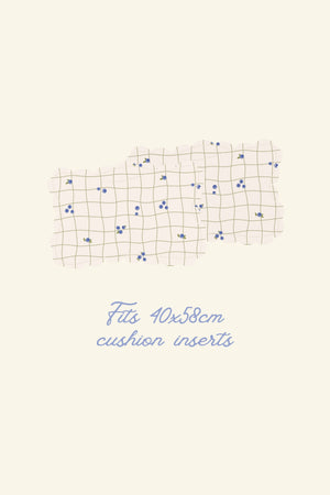 Soft Petal Cushion Covers (Long, Set of 2) – Blueberries