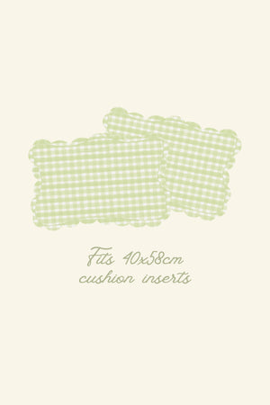Soft Petal Cushion Covers (Long, Set of 2) – Pistachio
