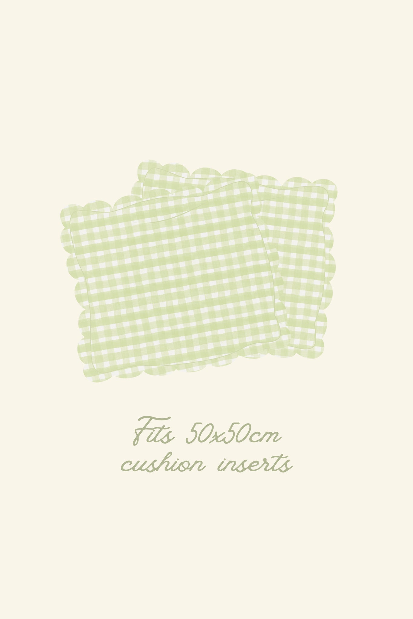 Soft Petal Cushion Covers (Set of 2) – Pistachio