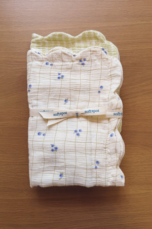 Soft Petal Cushion Covers (Long, Set of 2) – Blueberries