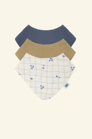 Soft Bibs – Bandana Blueberries
