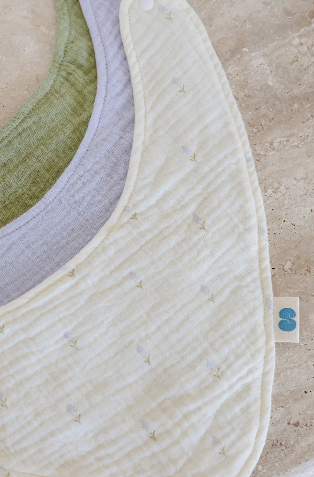 Soft Bibs – Bandana Lavender Field