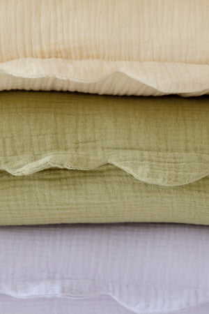 Soft Petal Cushion Covers (Set of 2) – Avocado