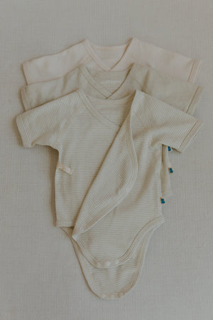 Soft Onesie - Cream (Short Sleeve)