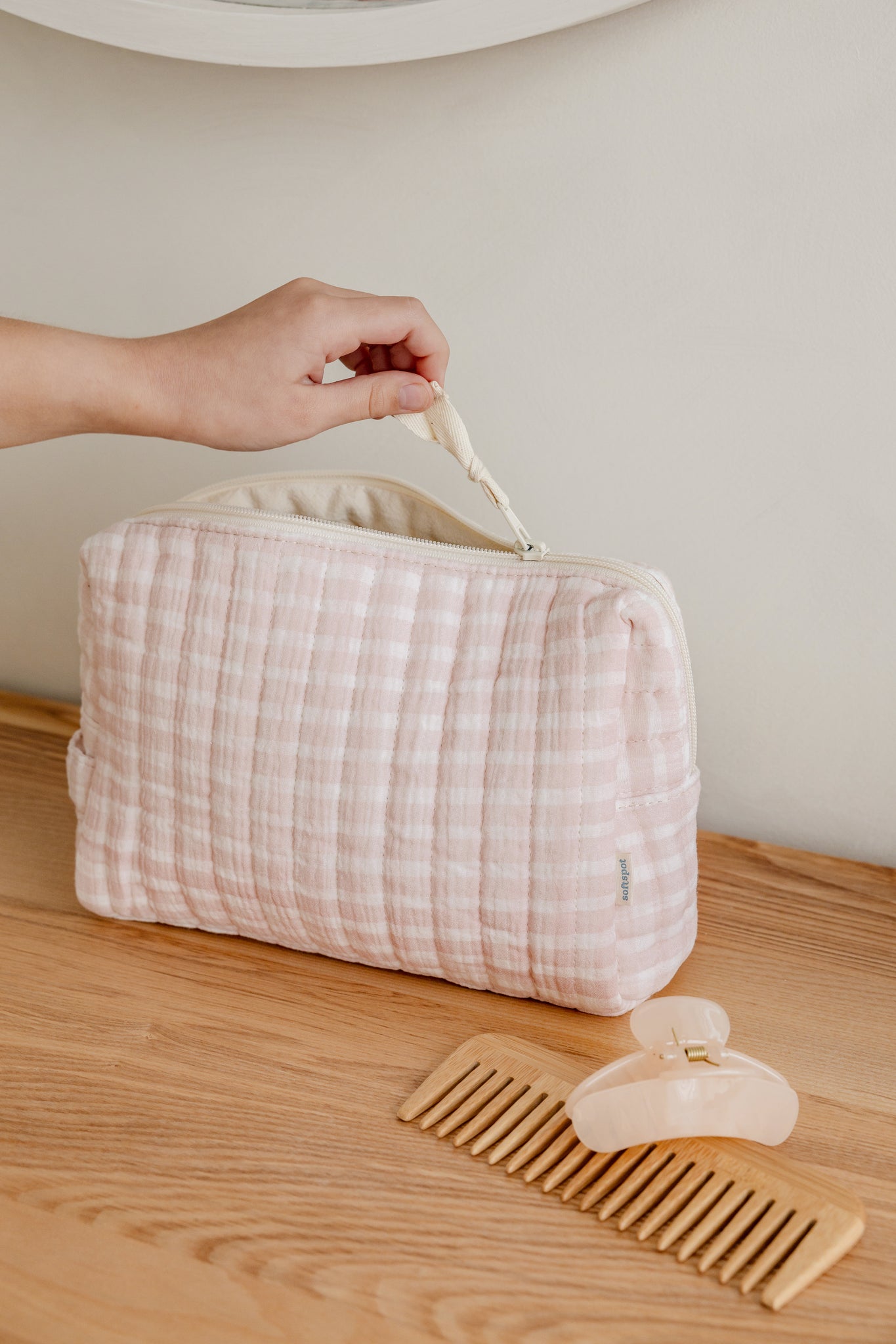 Soft Loaf Pouch – Rosewater