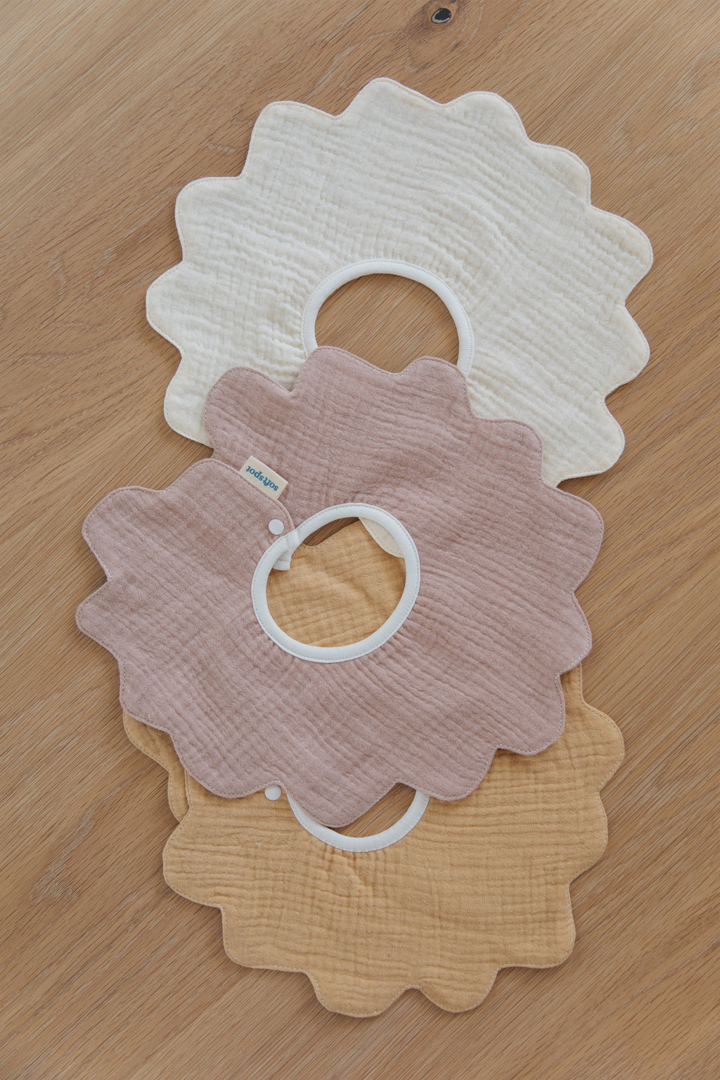 Soft Bibs – Petal Bloom